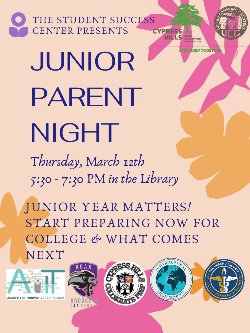 Junior Parent Night